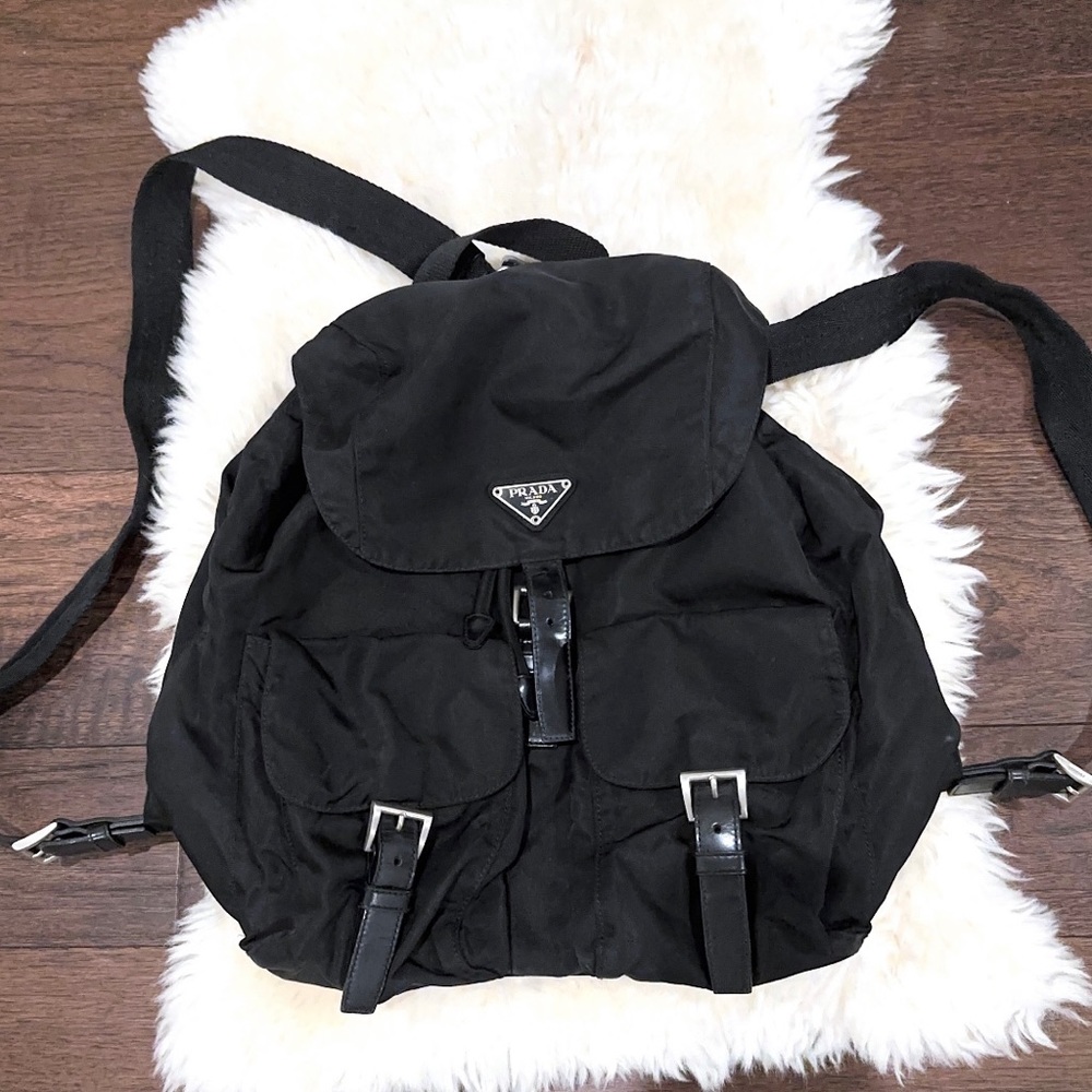 Prada nylon vela Nero backpack